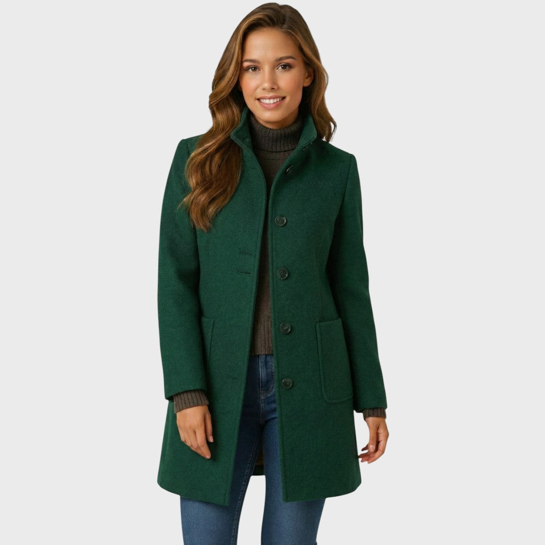 KAROLINA | Coat with button front