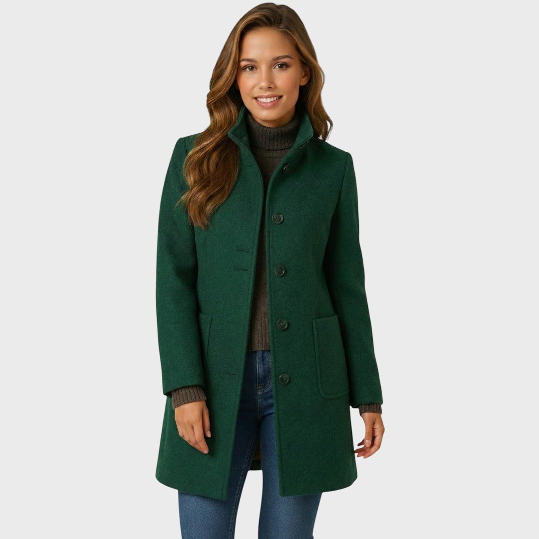 KAROLINA | Coat with button front - Liora Melbourne