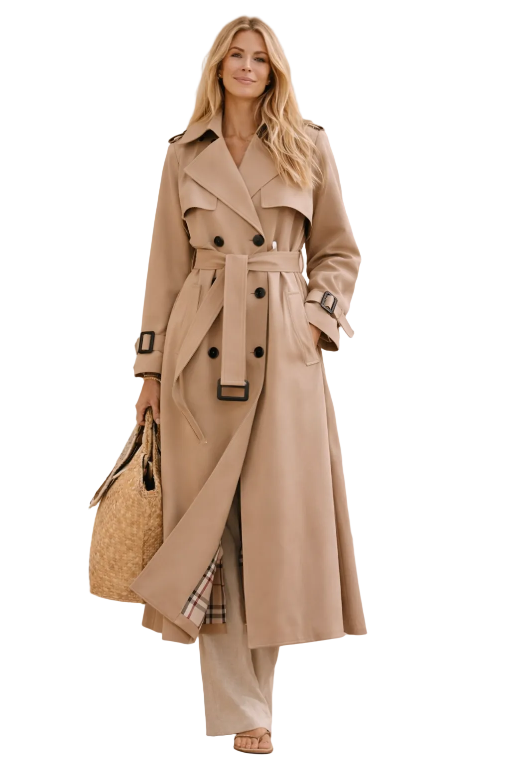 HARPER | Trench coat with structured cut