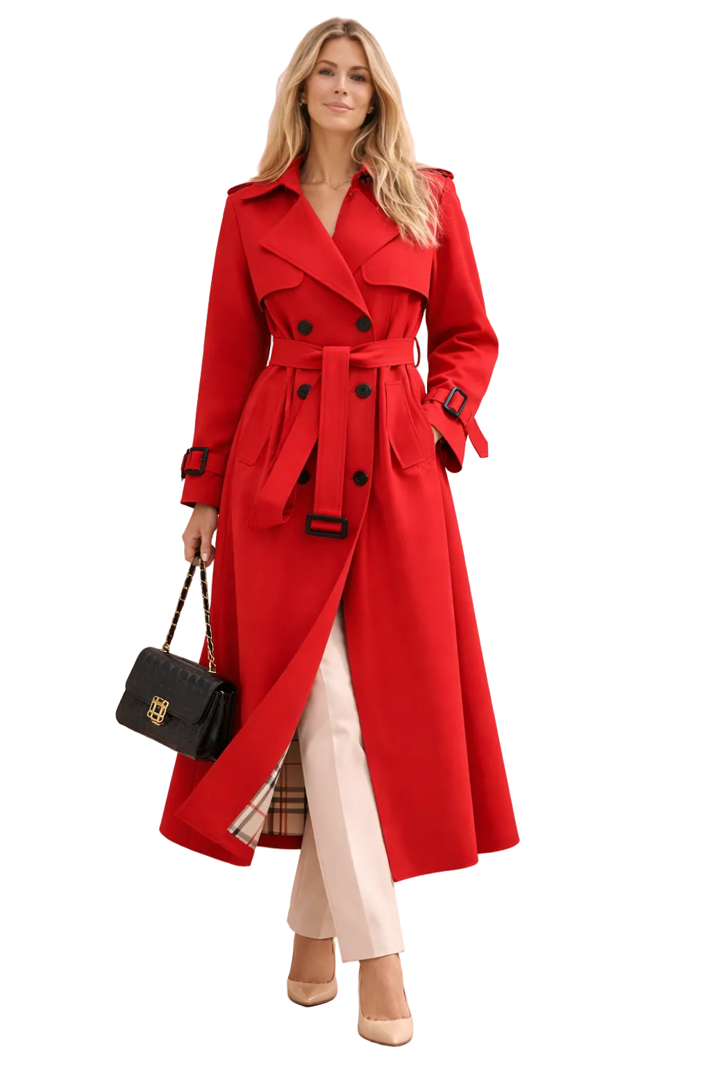 HARPER | Trench coat with structured cut
