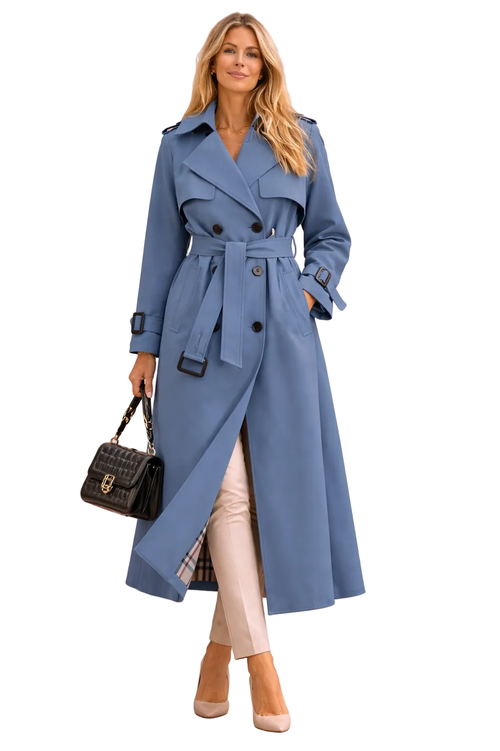 HARPER | Trench coat with structured cut