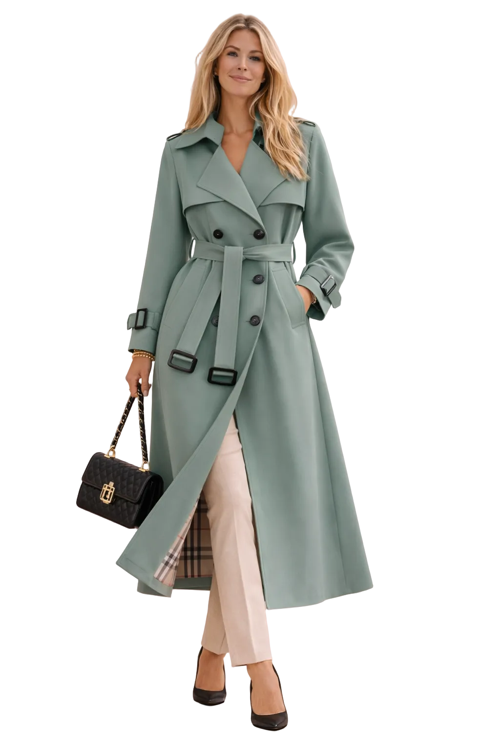 HARPER | Trench coat with structured cut