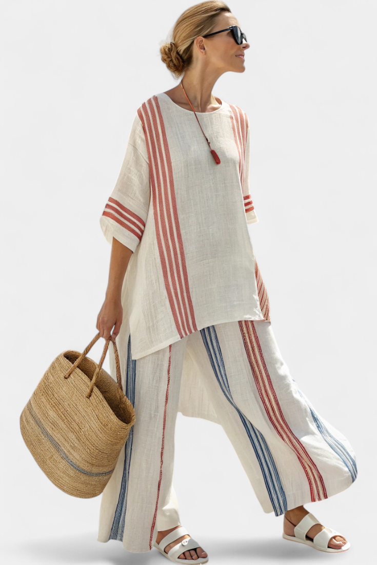 ALODIA | Set with wide-leg pants - Liora Melbourne
