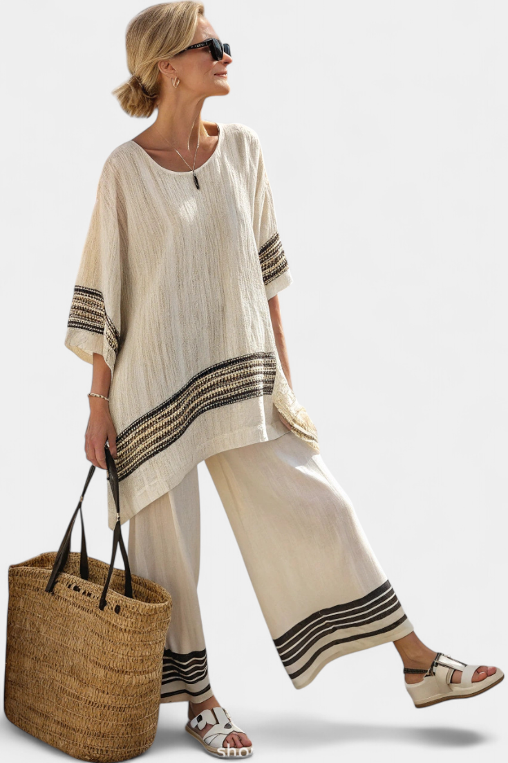 ALODIA | Set with wide-leg pants - Liora Melbourne