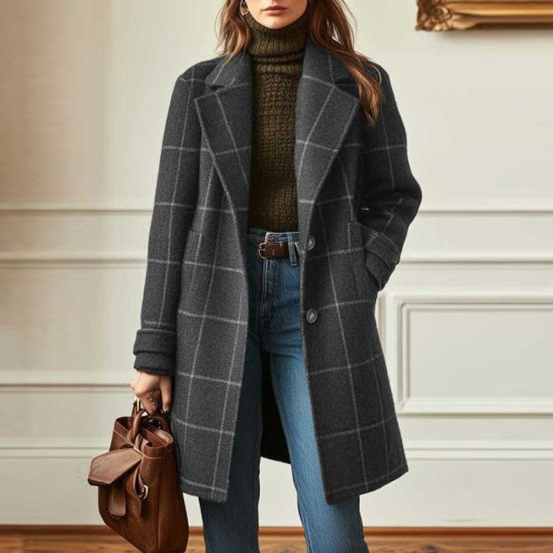 EDEN | Jacket with check pattern - Liora Melbourne