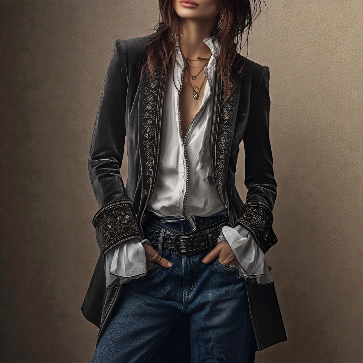 ROSALIND | Velvet jacket