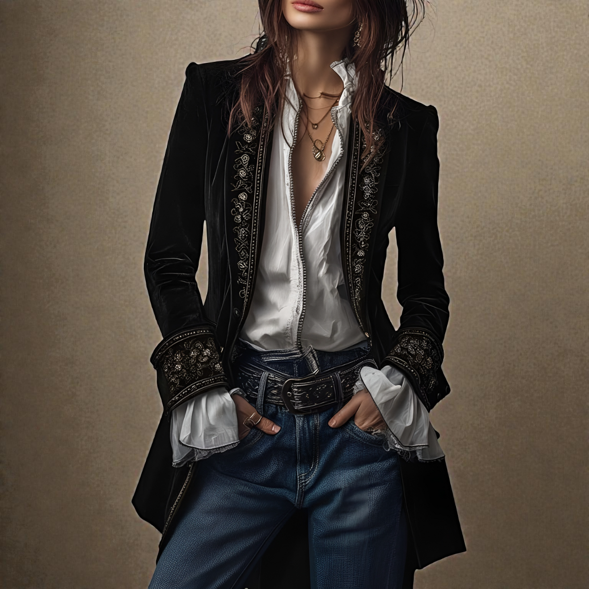 ROSALIND | Velvet jacket