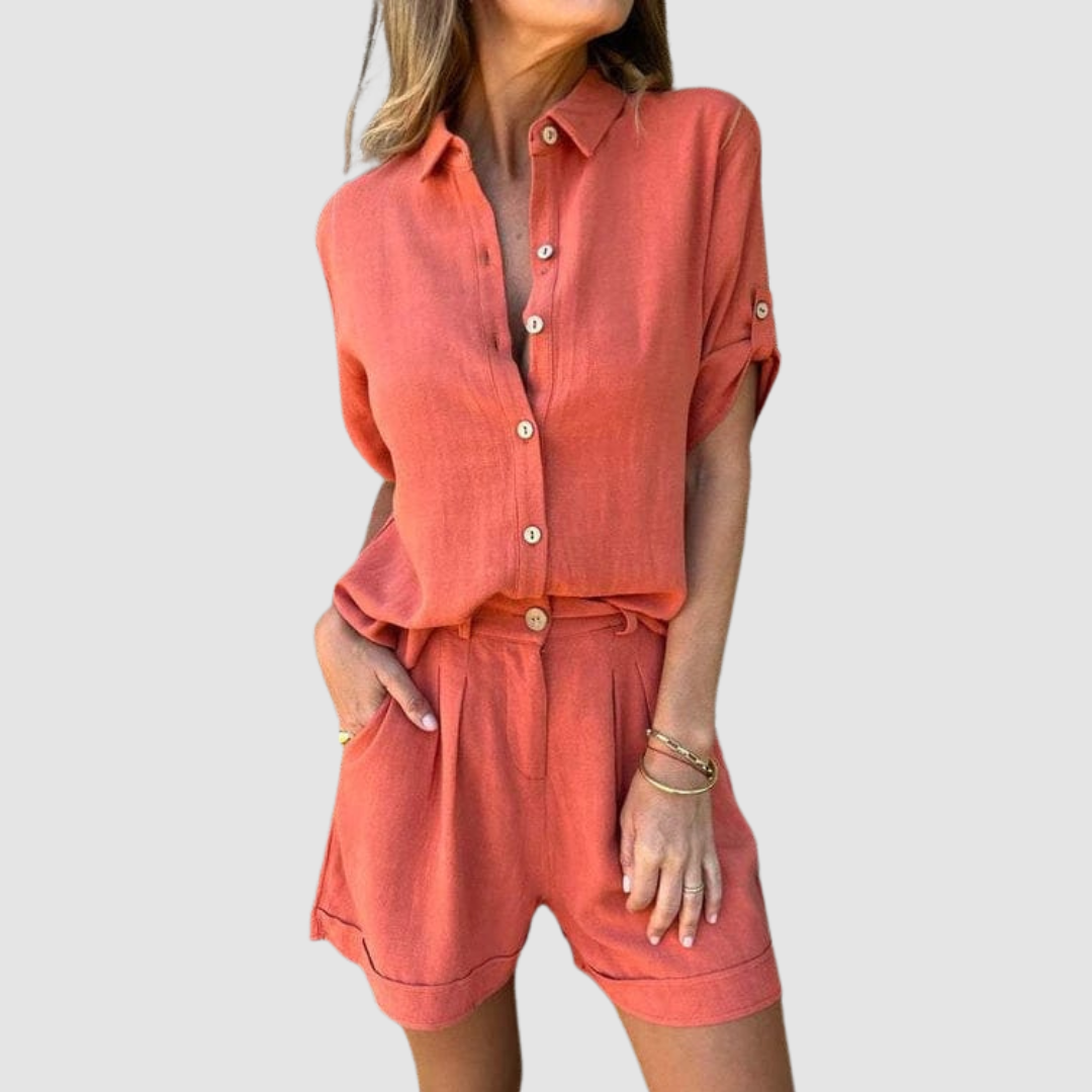 ALBA | Set with wide-leg pants - Liora Melbourne