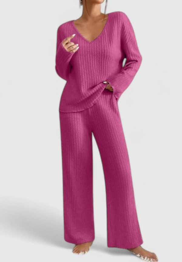 ANGELINE | Set with wide-leg pants - Liora Melbourne