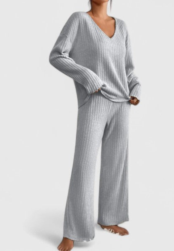 ANGELINE | Set with wide-leg pants - Liora Melbourne