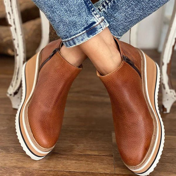 KAMALA | Ankle boots with wedge sole - Liora Melbourne