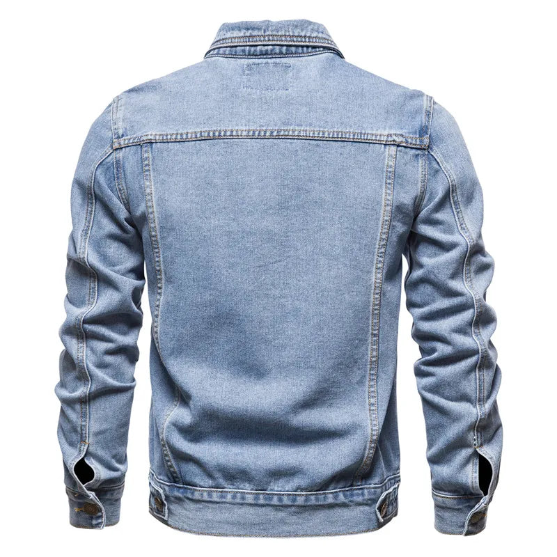 JASPER | Denim jacket with moto styling - Liora Melbourne
