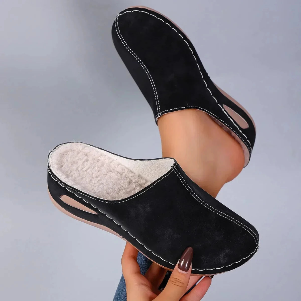 HARPER | Orthopaedic slippers with cushioned footbed - Liora Melbourne
