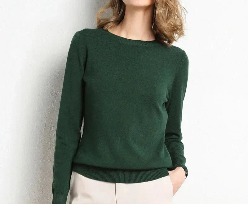 IMOGEN | Fine-knit wool jumper - Liora Melbourne