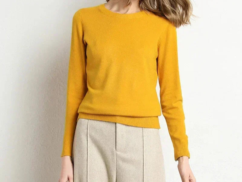 IMOGEN | Fine-knit wool jumper - Liora Melbourne