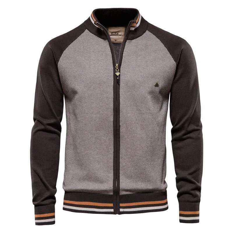LUCA | Cardigan with ribbed trim - Liora Melbourne