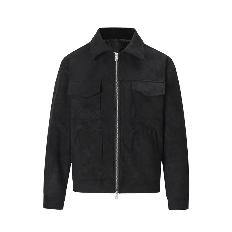 JUDE | Oversized jacket in suede - Liora Melbourne