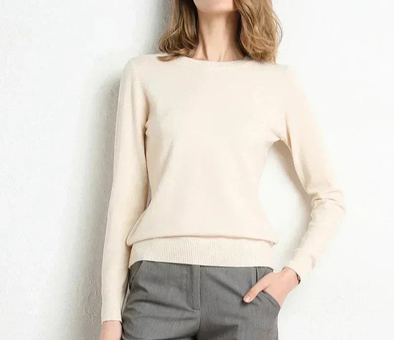 IMOGEN | Fine-knit wool jumper - Liora Melbourne