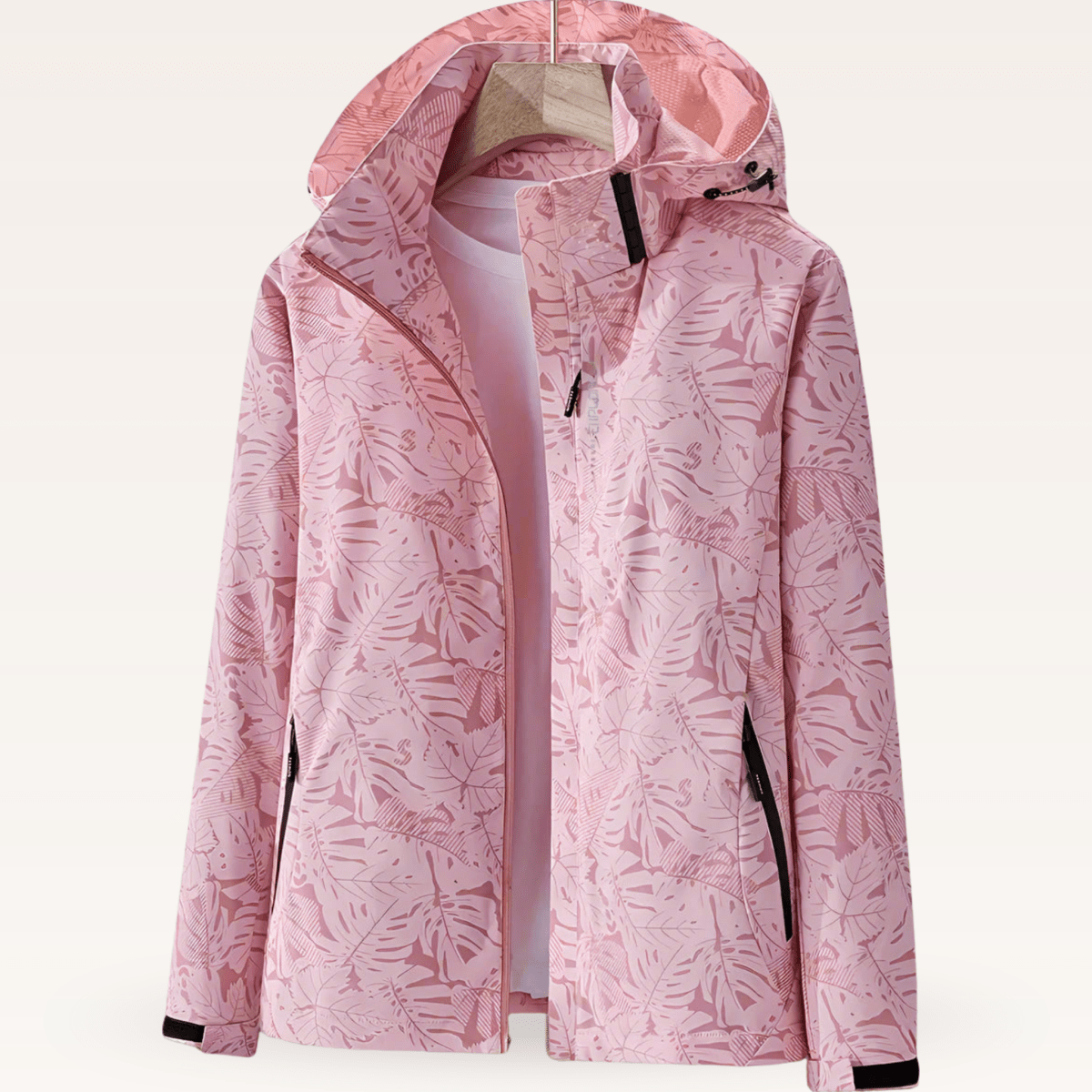 SUMMER | Waterproof jacket with leaf print - Liora Melbourne