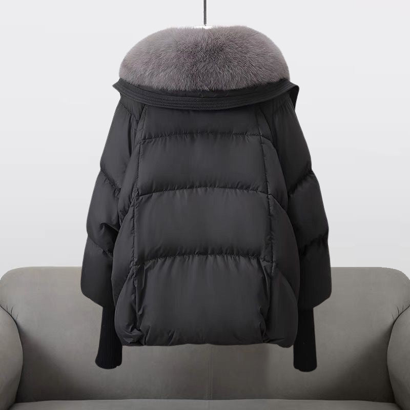 HARPER | Down jacket with fur collar - Liora Melbourne