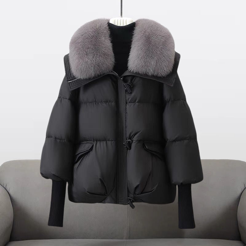 EVIE | Winter puffer coat with fur collar - Liora Melbourne