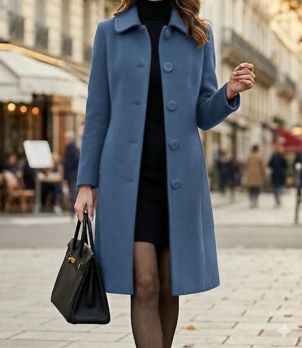 HELENA | Coat with structured silhouette - Liora Melbourne