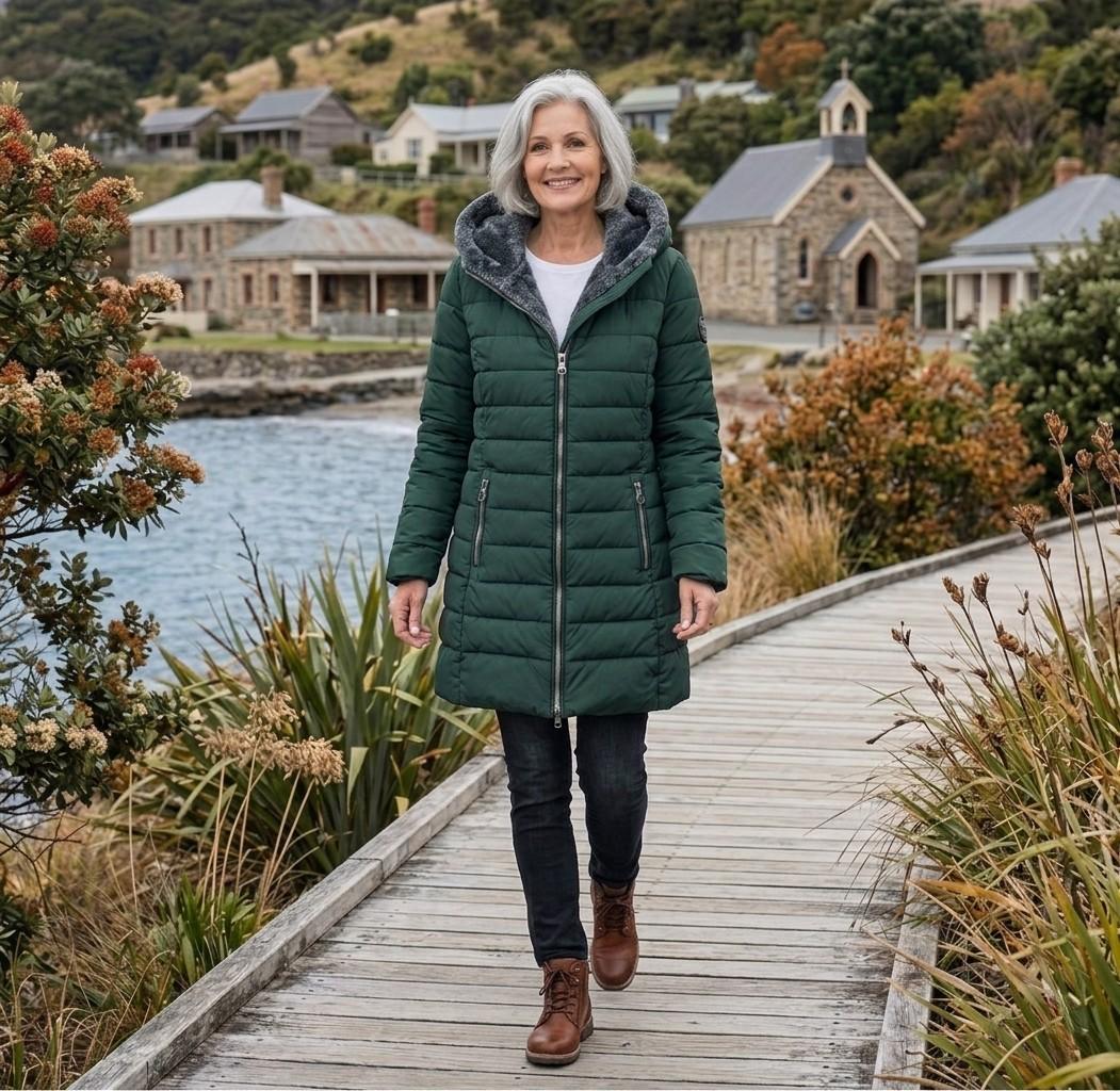 OLIVIA | Winter coat with quilted shell - Liora Melbourne