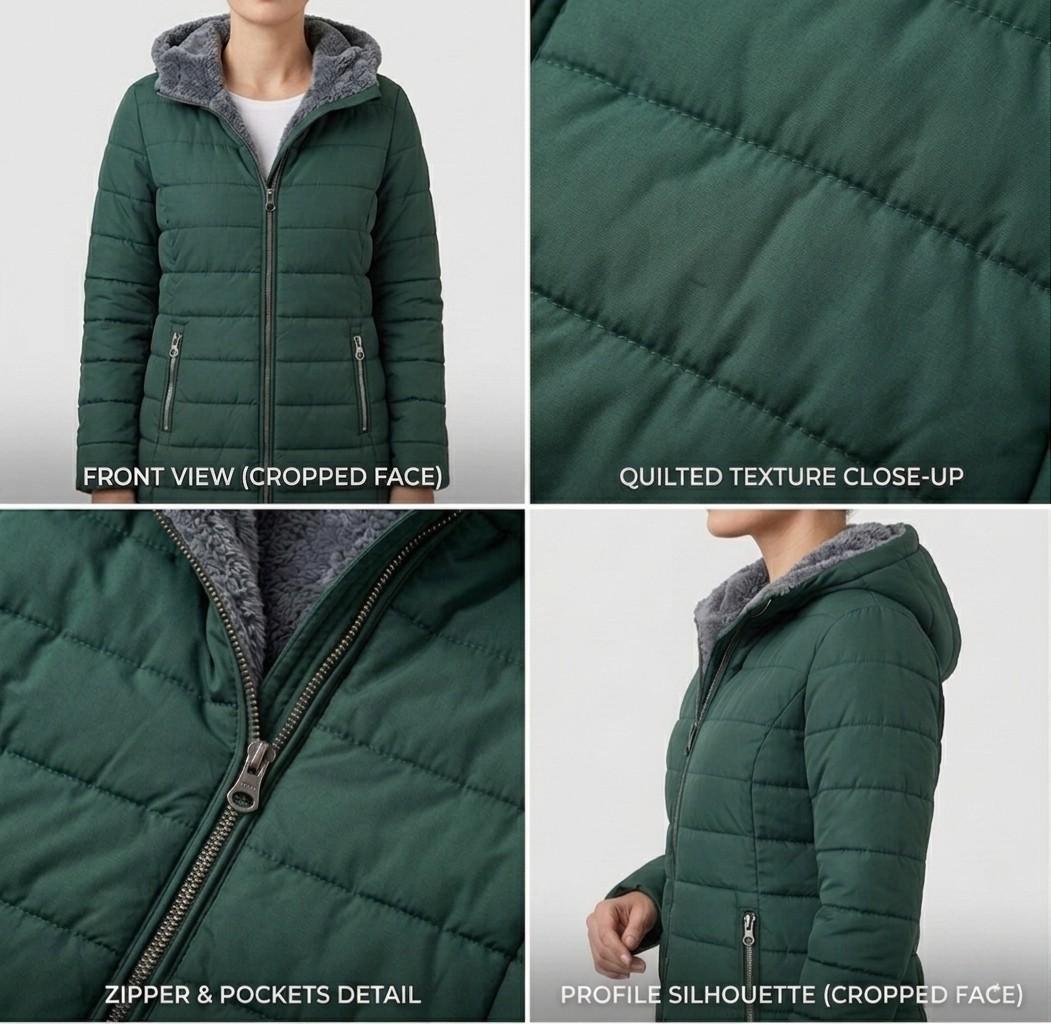 OLIVIA | Winter coat with quilted shell - Liora Melbourne