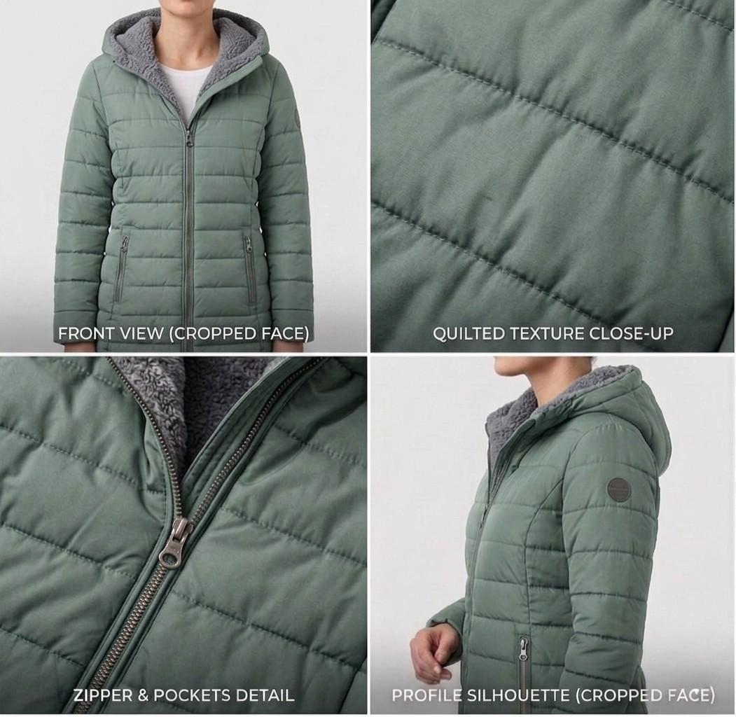OLIVIA | Winter coat with quilted shell - Liora Melbourne