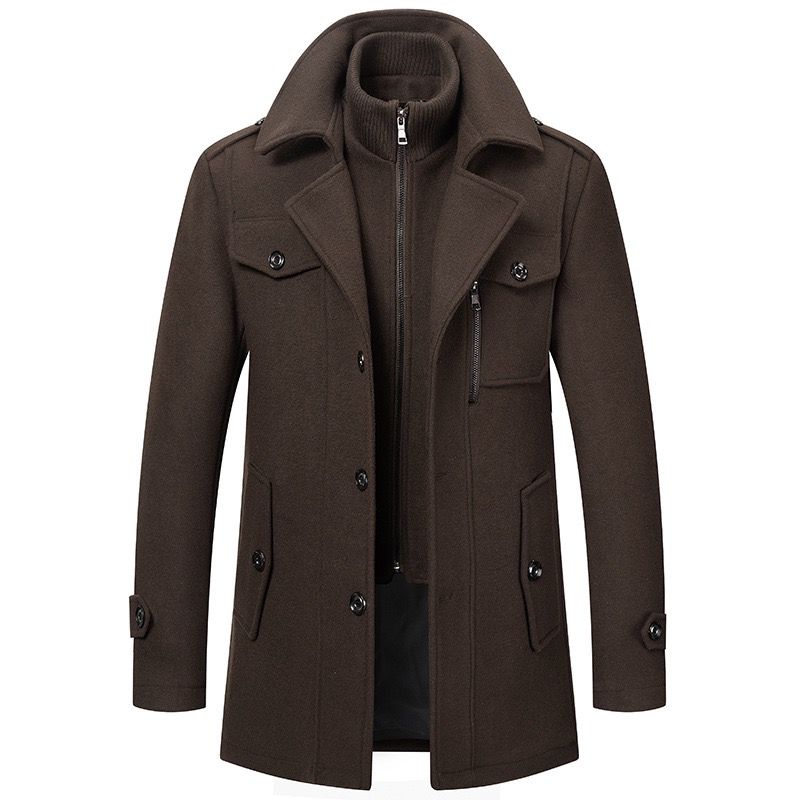 ARTHUR | Winter coat with button-zip closure - Liora Melbourne