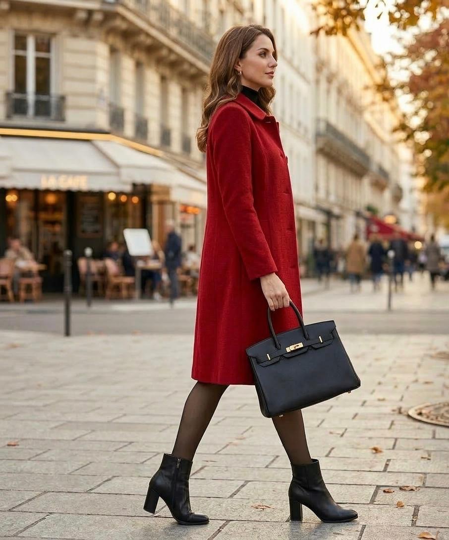 HELENA | Coat with structured silhouette - Liora Melbourne