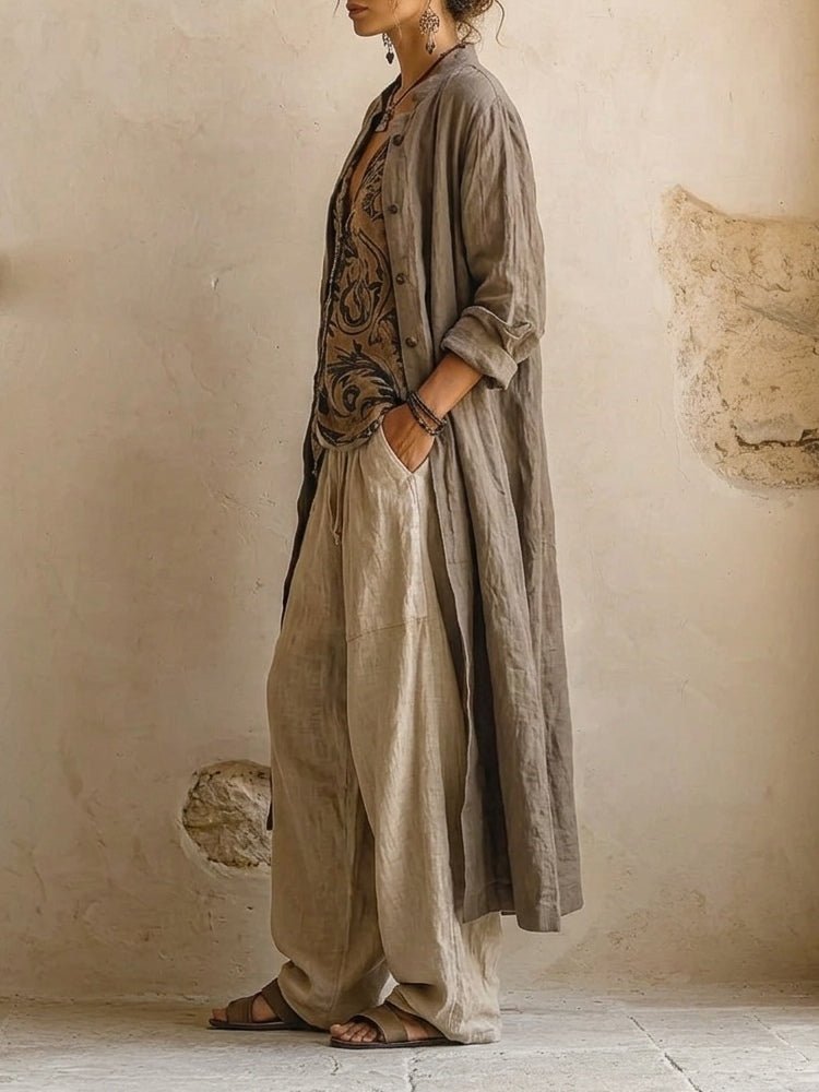 ISLA | Set with wide-leg pants - Liora Melbourne