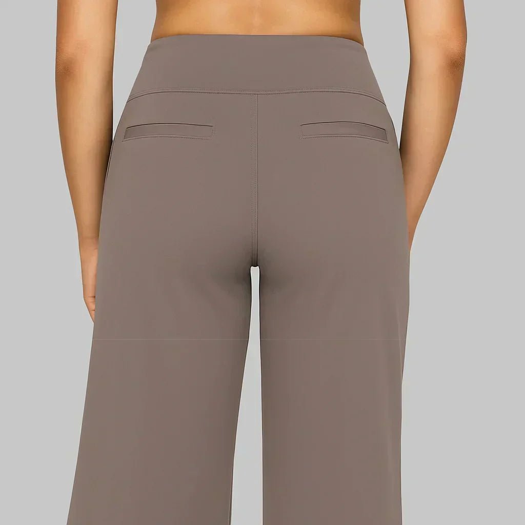 OLIVIA | Stretch pants with high-rise waist - Liora Melbourne
