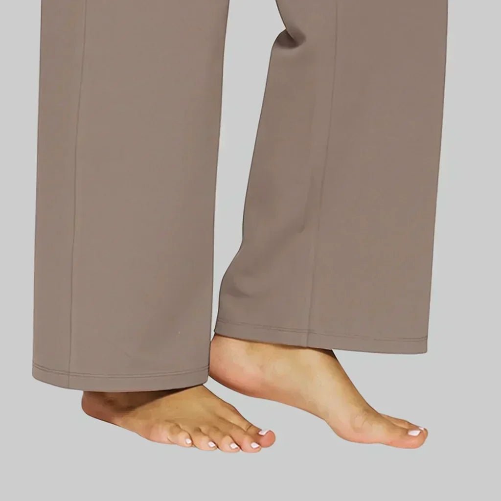 OLIVIA | Stretch pants with high-rise waist - Liora Melbourne