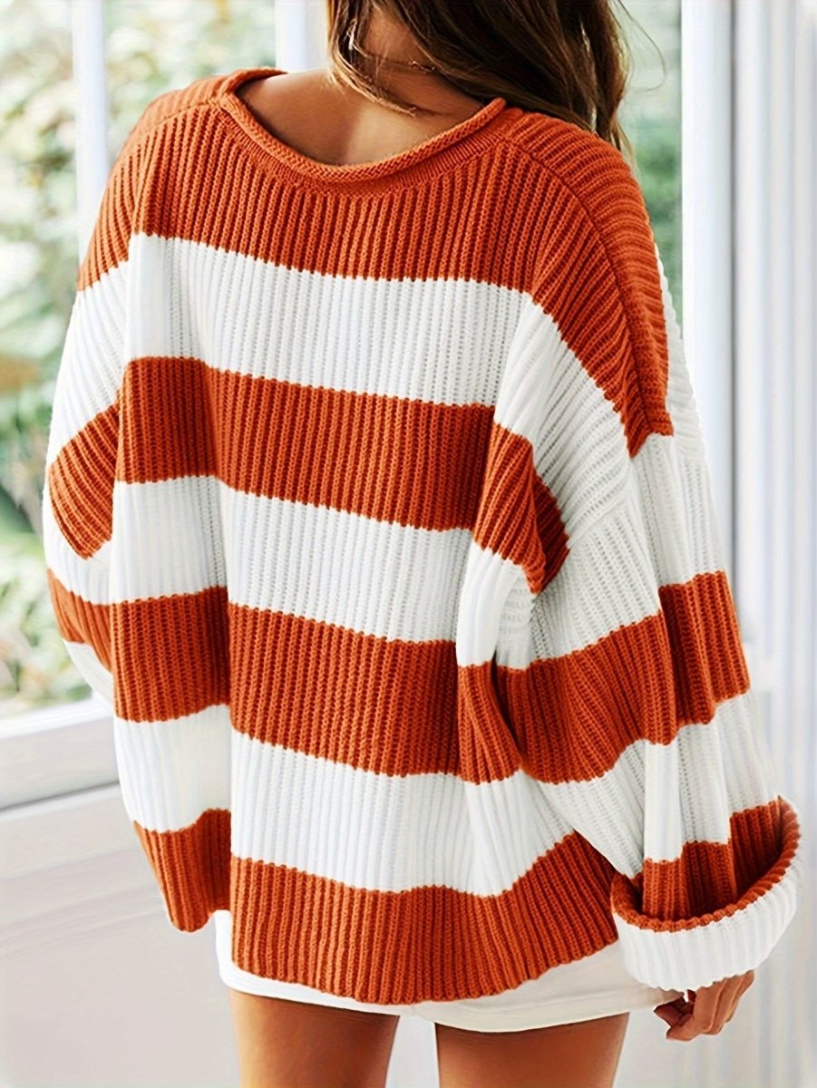 LARA | Jumper with stripe detail - Liora Melbourne