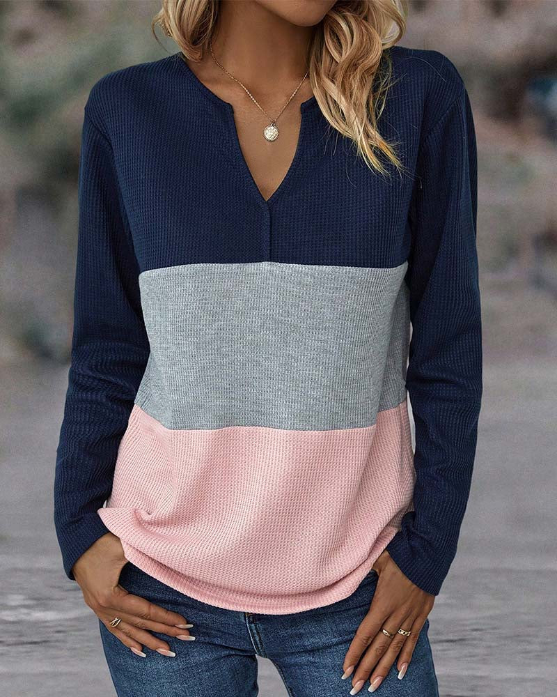 POPPY | Top with colour-block print - Liora Melbourne