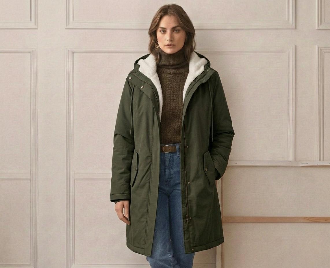 LEAH | Waterproof parka with fleece lining - Liora Melbourne