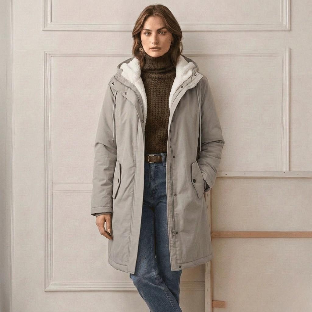 LEAH | Waterproof parka with fleece lining - Liora Melbourne