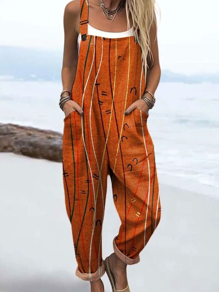 SIENNA | Jumpsuit with abstract print - Liora Melbourne