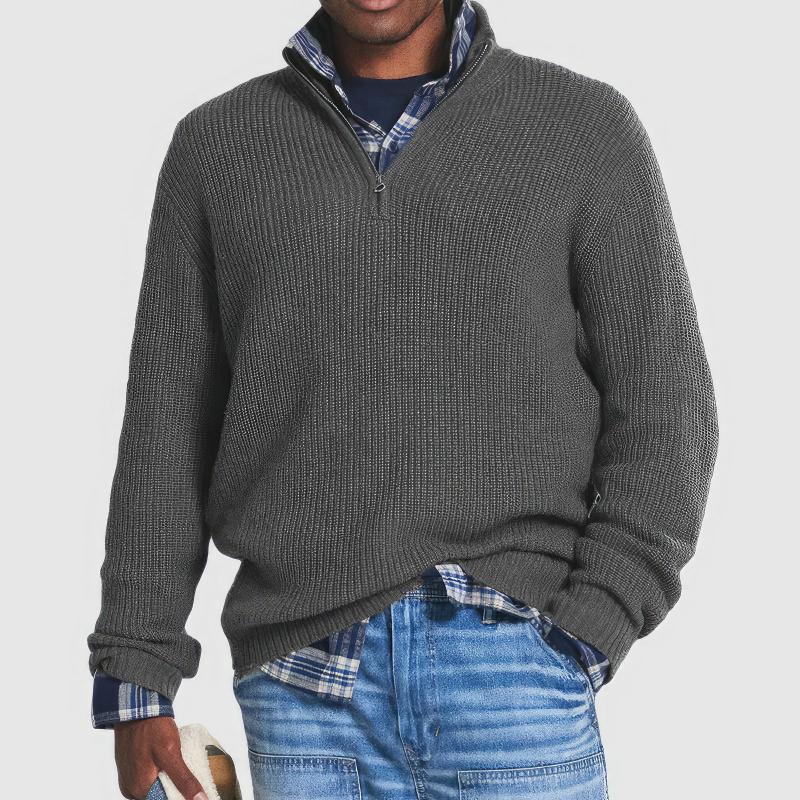 JAMES | Knitted jumper with zip