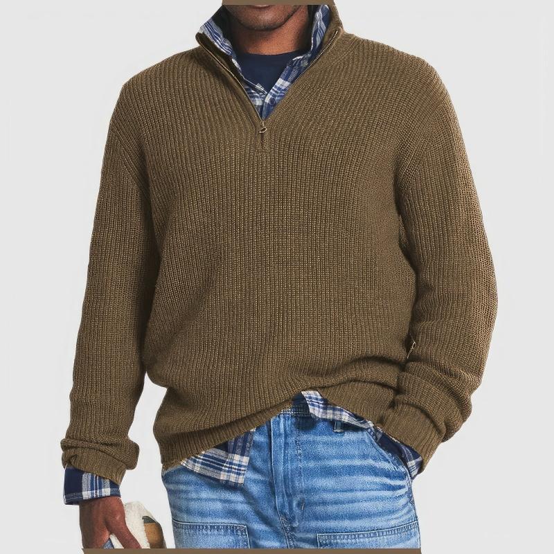 JAMES | Knitted jumper with zip