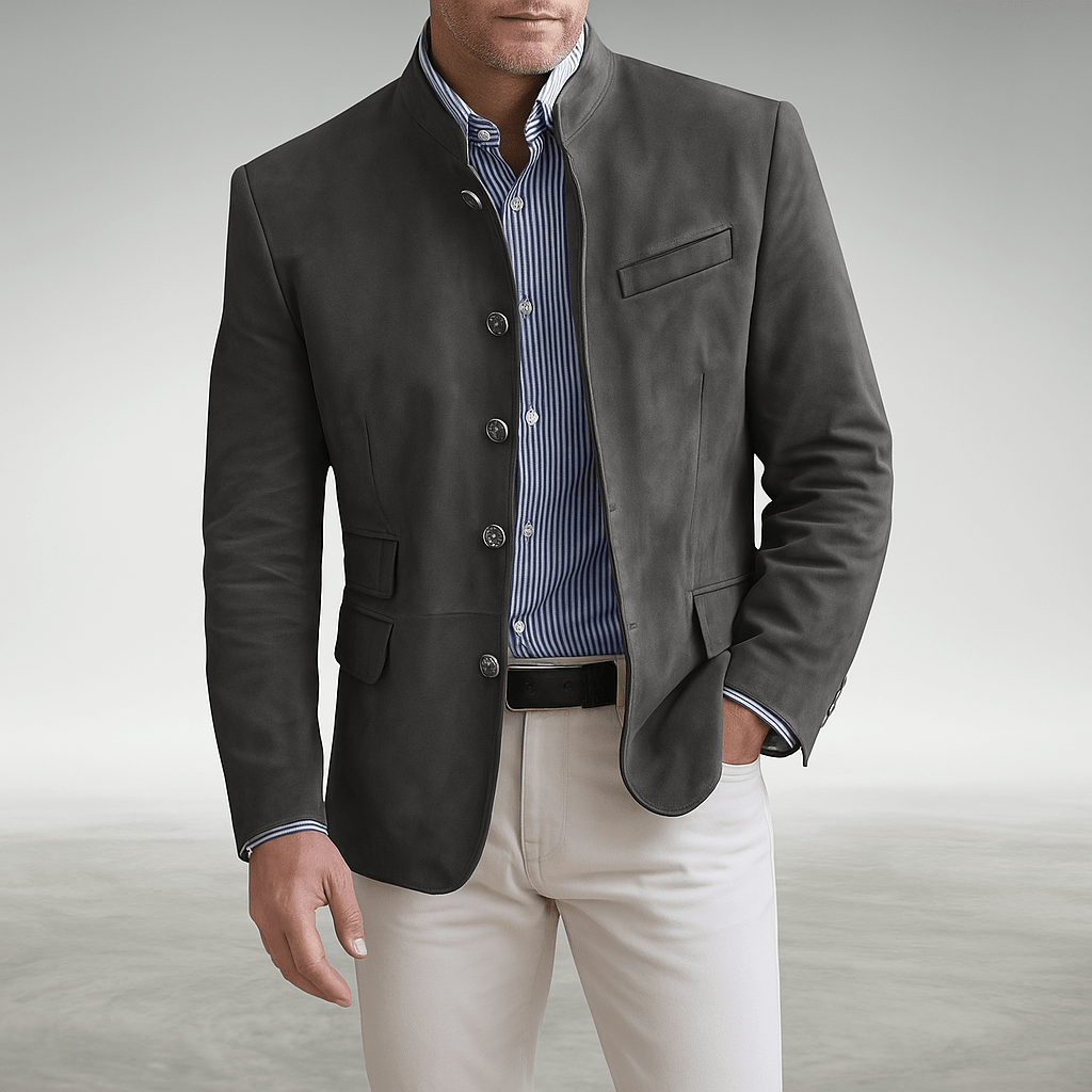 SILAS | Tailored blazer with notched lapel - Liora Melbourne