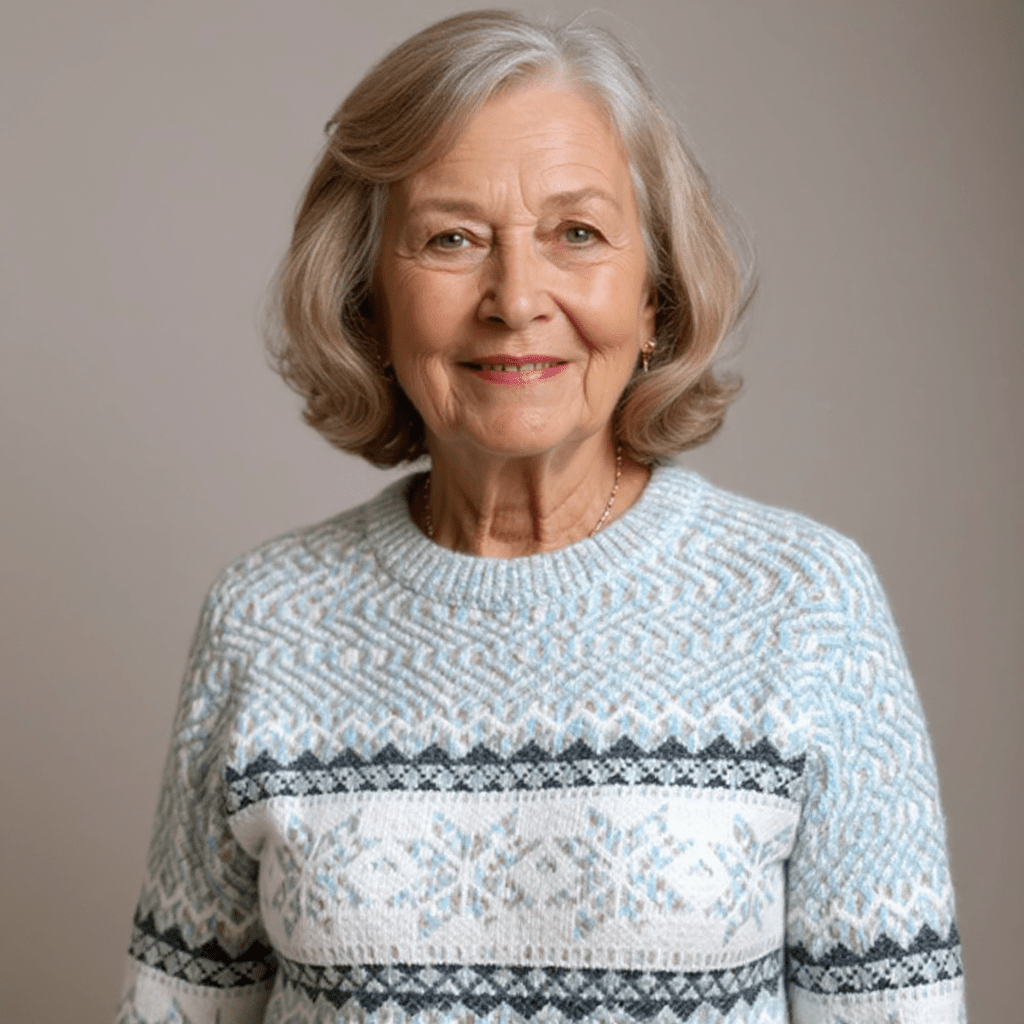 MELANIE | Icelandic knit jumper with patterned design - Liora Melbourne