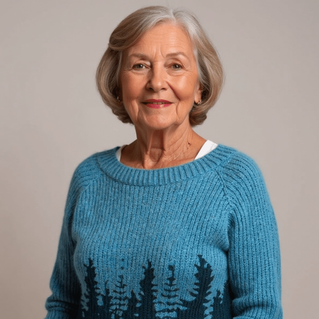 NATALIE | Icelandic jumper with patterned knit - Liora Melbourne