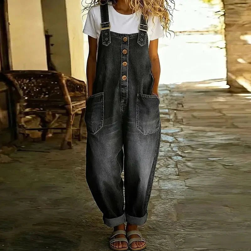 BROOKE | Overalls with wide-leg fit - Liora Melbourne