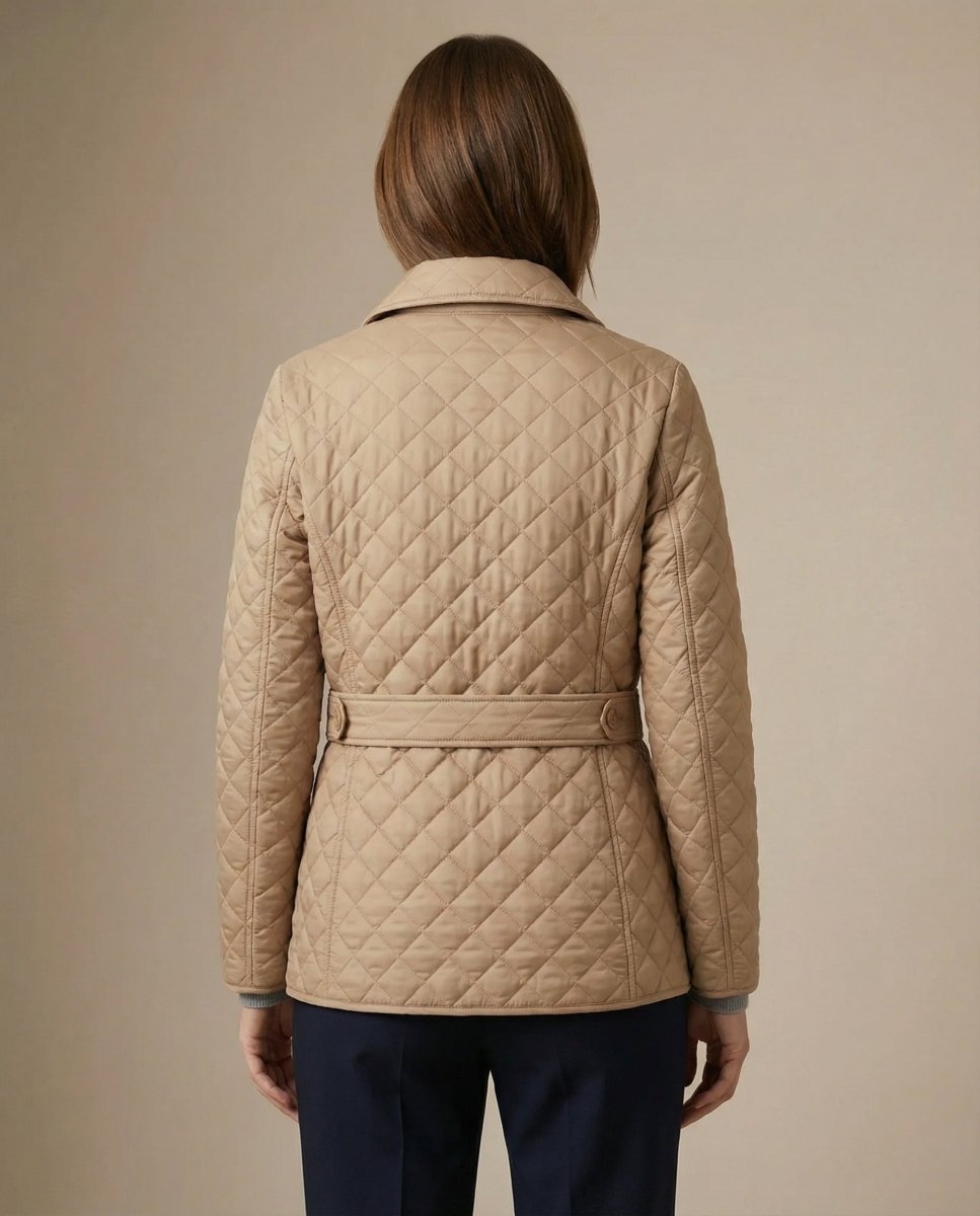 GRACE | Quilted jacket with button-up front - Liora Melbourne