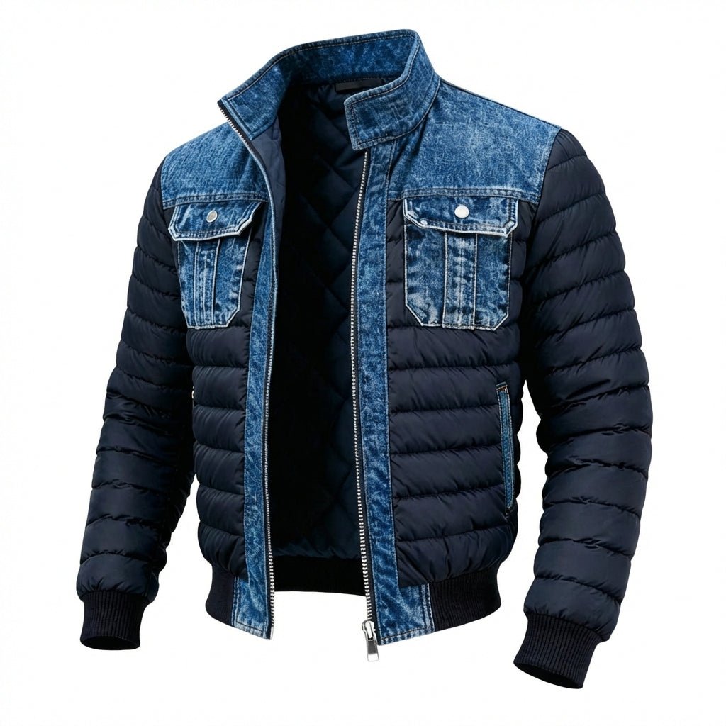 DYLAN | Denim jacket with quilted lining - Liora Melbourne