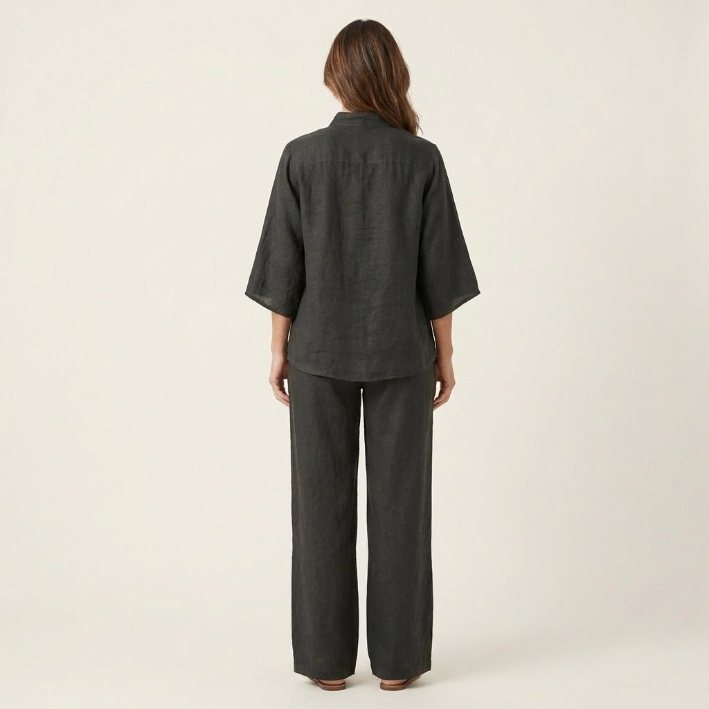 ZERAH | Two-piece set with wide-leg trousers - Liora Melbourne