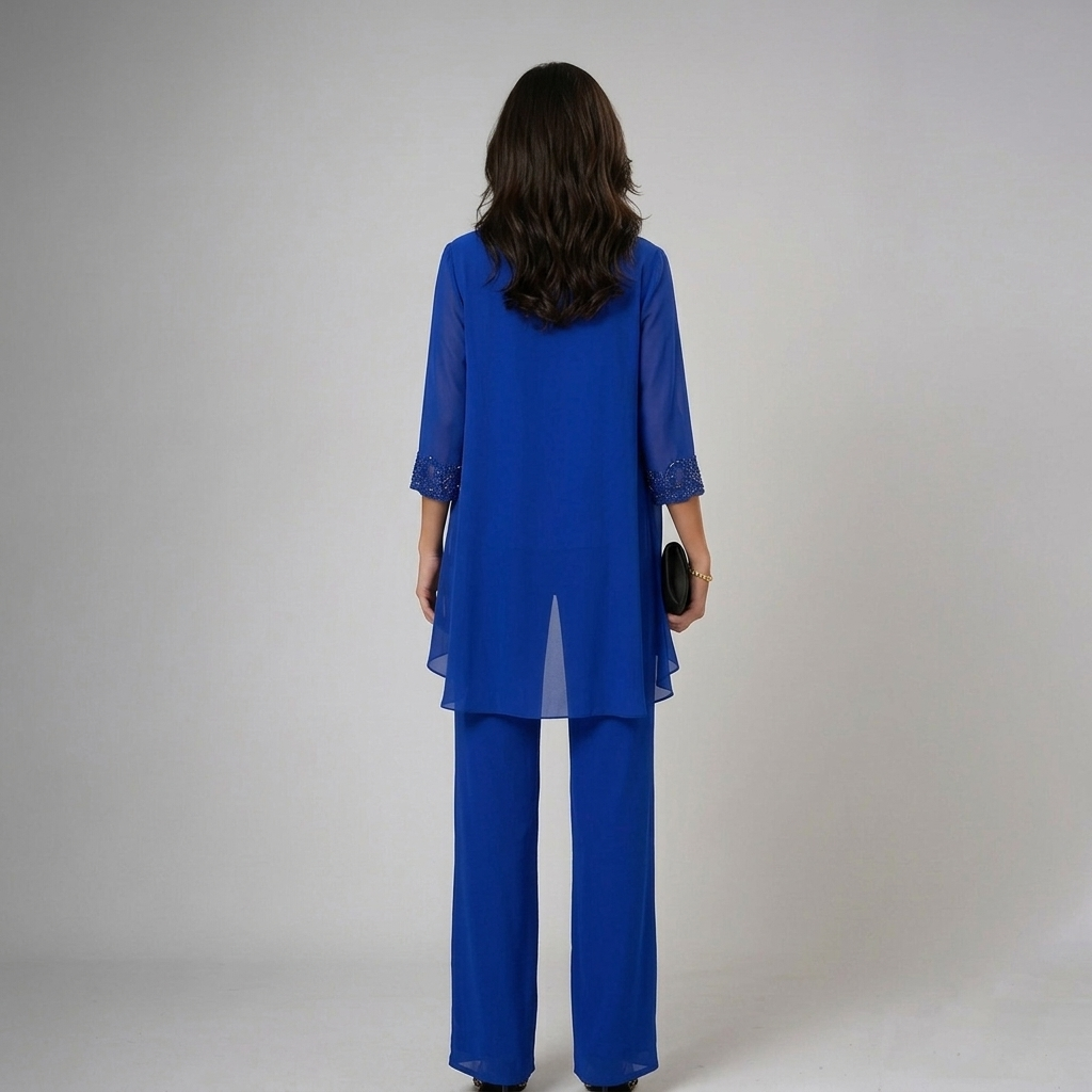 IVA | Three-piece set with wide-leg trousers - Liora Melbourne