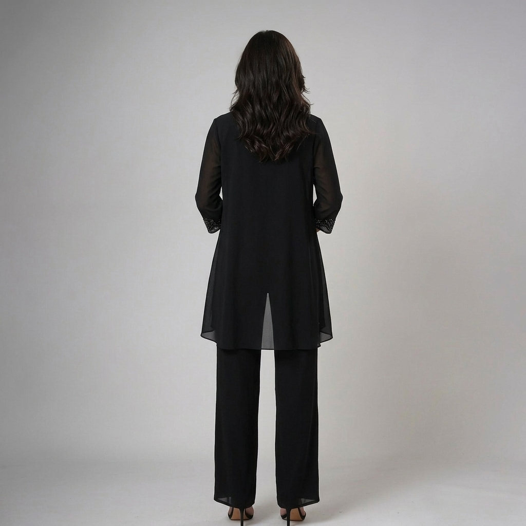 IVA | Three-piece set with wide-leg trousers - Liora Melbourne